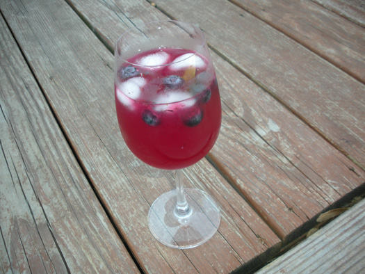 blueberry mint vodka lemonade